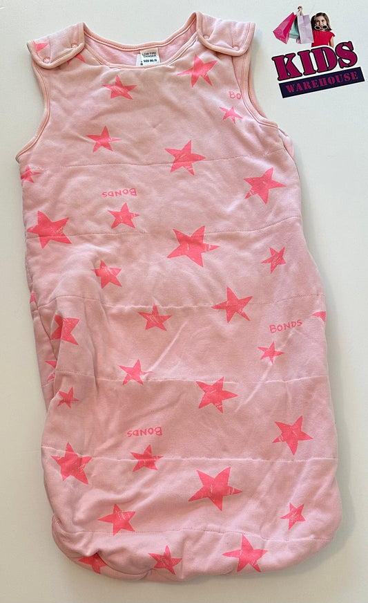 Bonds Pink Star Growbag Size 00/0