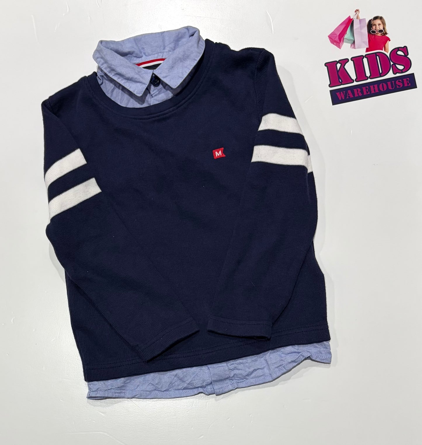 Maine Blue Top & Sweater Size 4