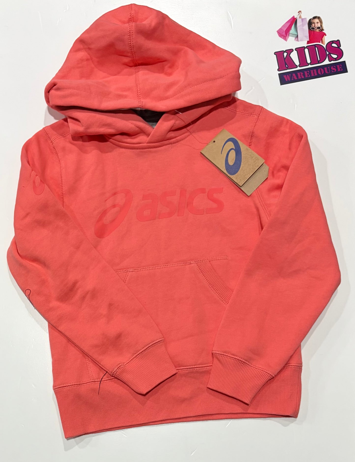 Not Used Asics Salmon Hoodie Size 6