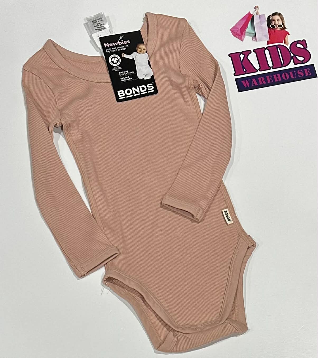 New Bonds Pink Jumpsuit Size 1 (RRP $29.99)