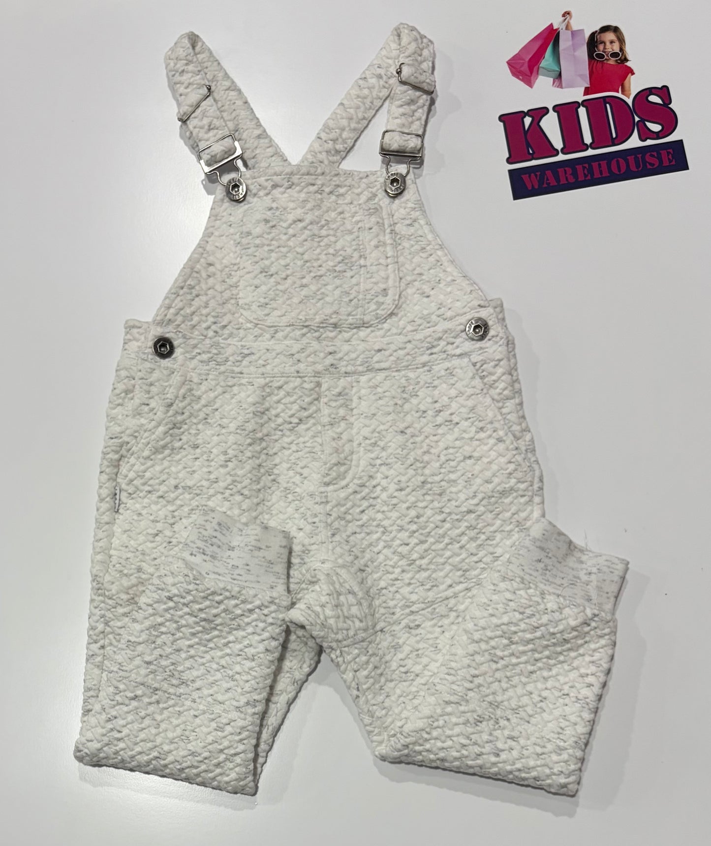Not Used Indie White Overalls Size 2