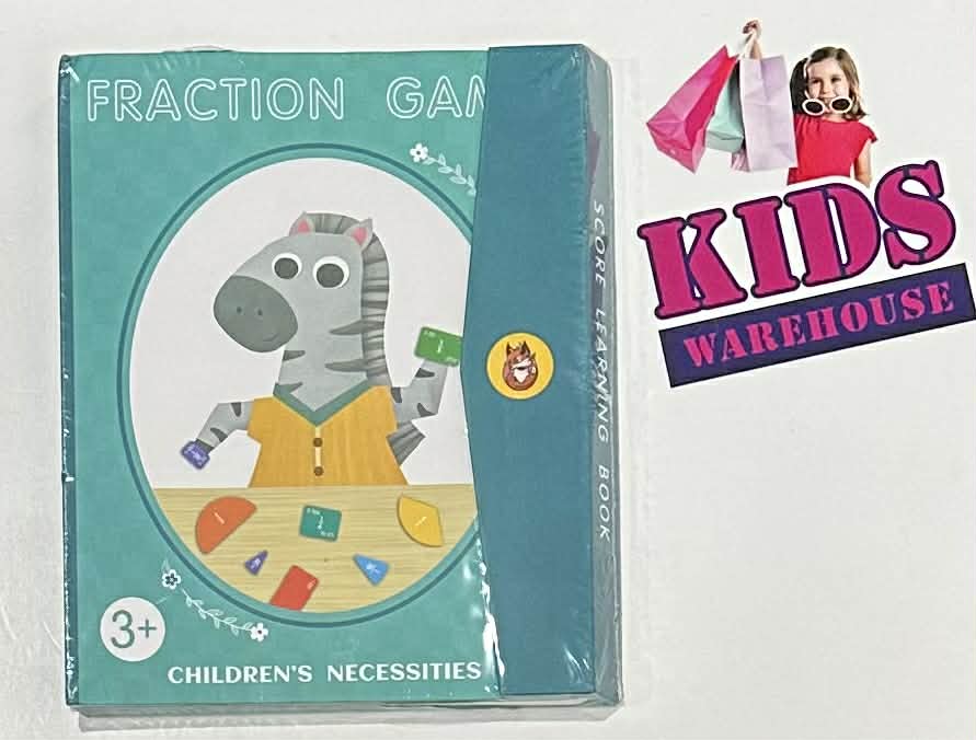 Fraction Game Children's Necessities Score Learning Book