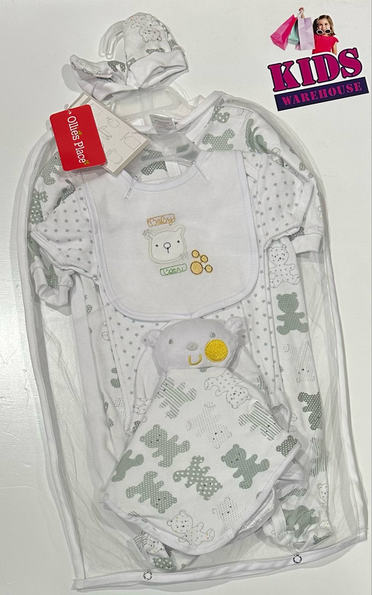 New Ollies Place White 7 Piece Giftset Size 000