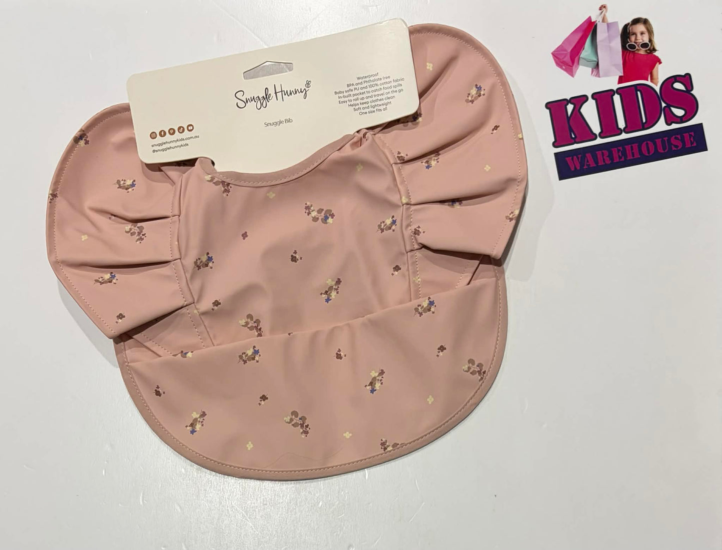 Not Used Snuggle Hunny Pink Bib