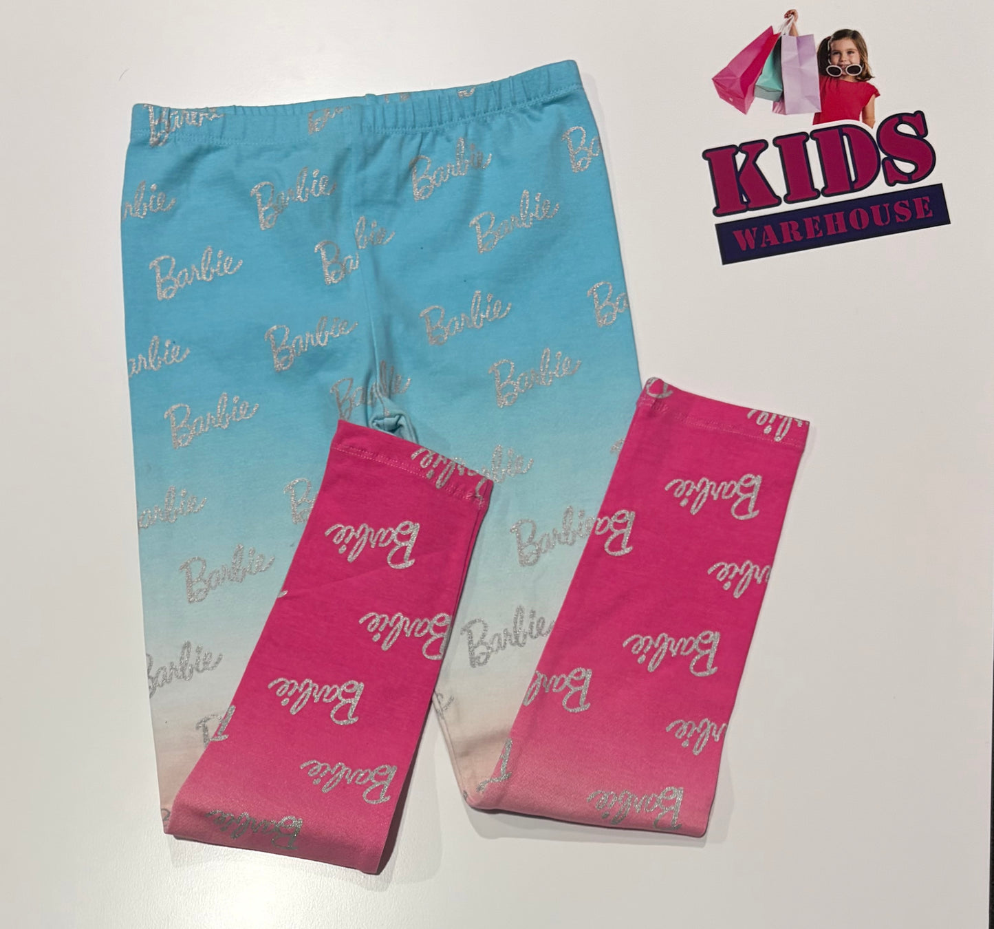 Barbie Blue, Pink Pants Size 8