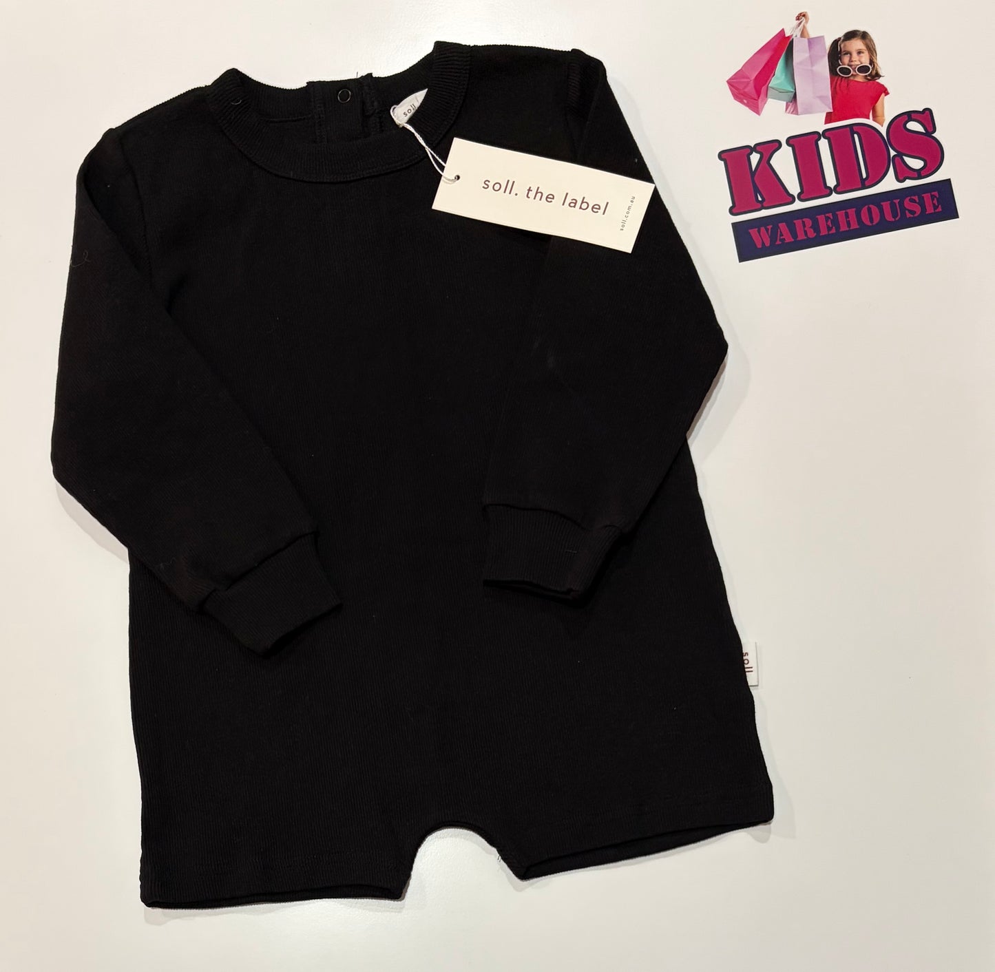 Not Used Soll. The Label Black Long Sleeve Jumpsuit Size 5