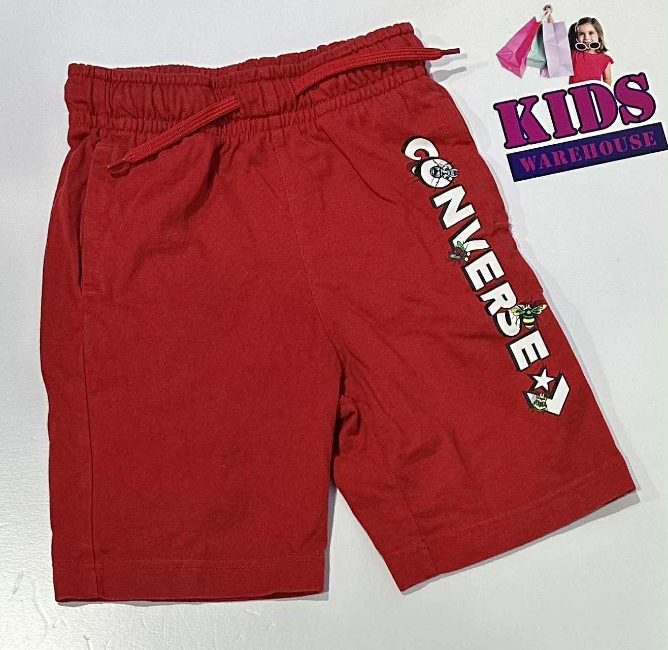 Converse Red Shorts Size 5