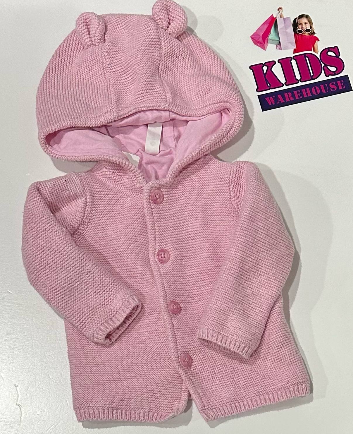 Dymples Pink Knit Hoodie Size 0