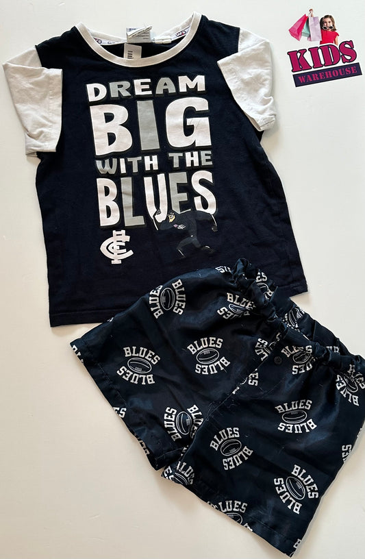 AFL “Dream Big with the Blues” Pj Set Size 6