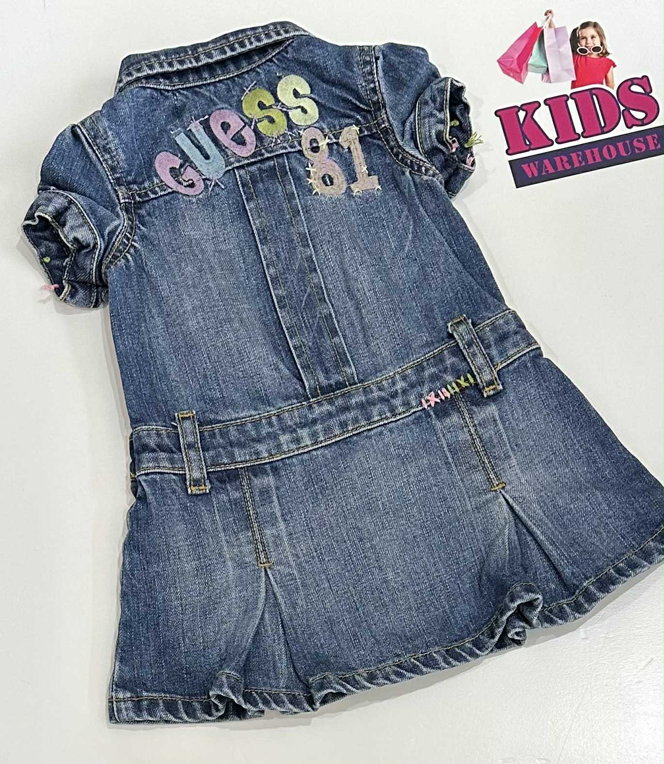 Guess Jeans Blue Denim Dress Size 0