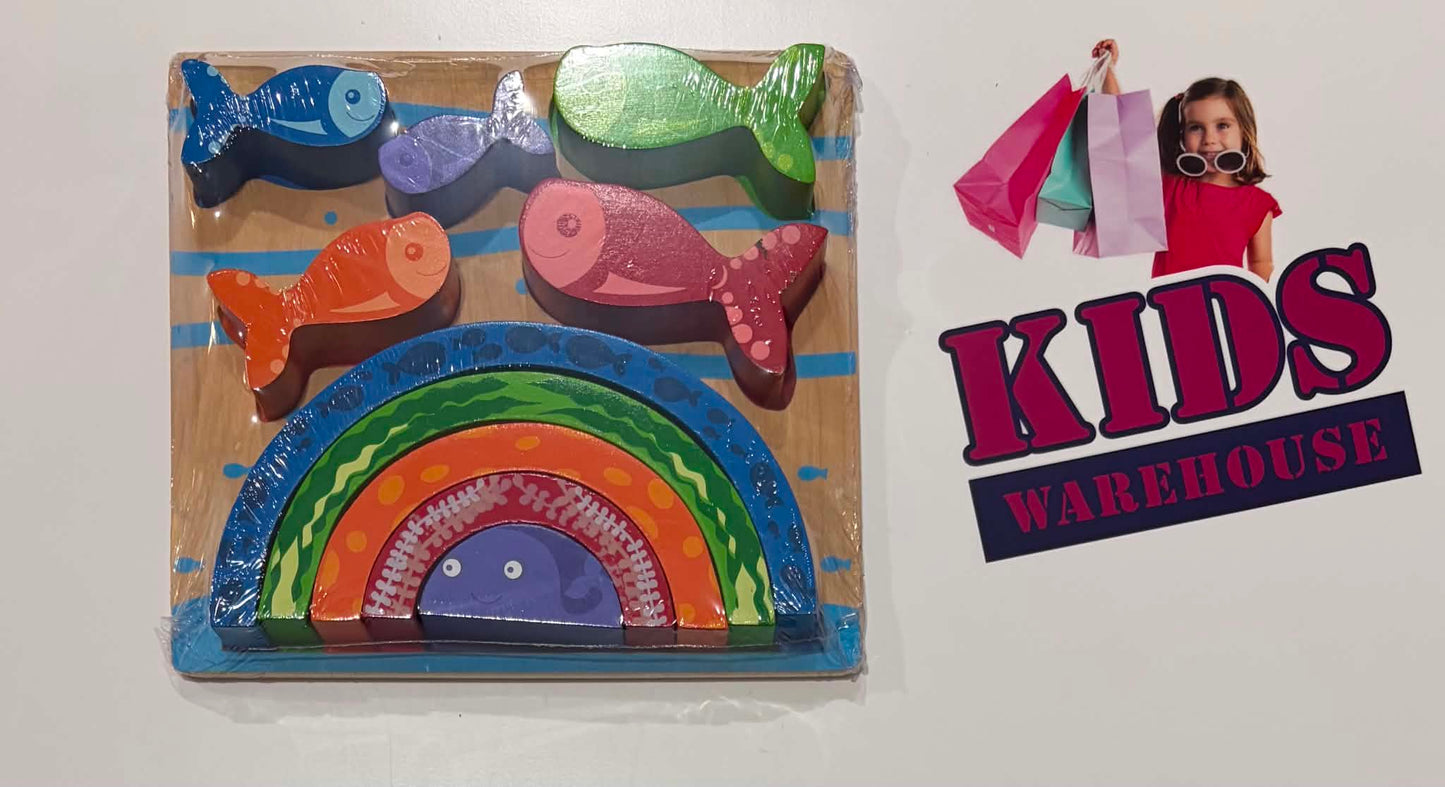 Not Used Kiddie Connect Wooden Puzzle