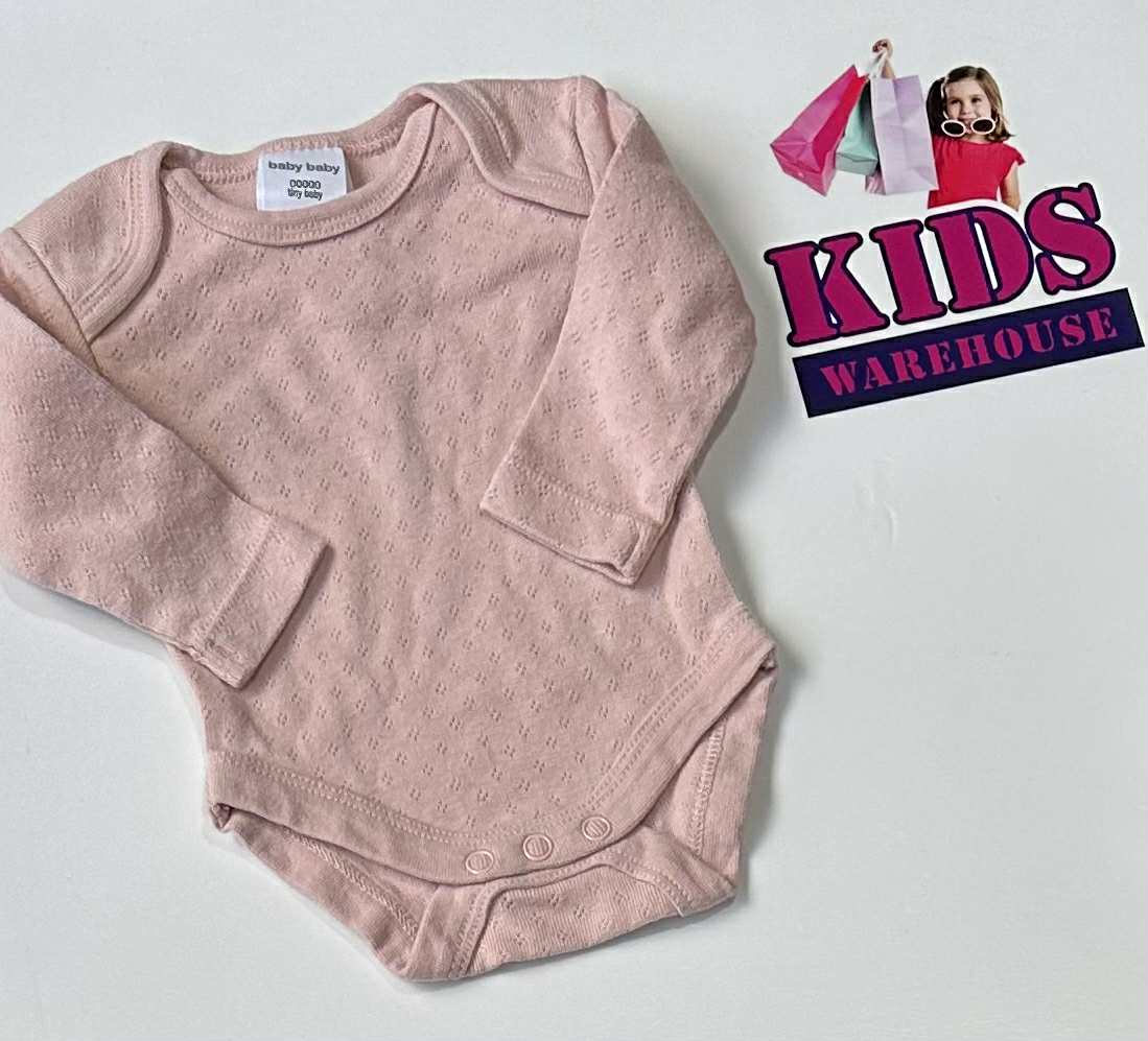 Premmie Baby Berry Pink Bodysuit Size 00000
