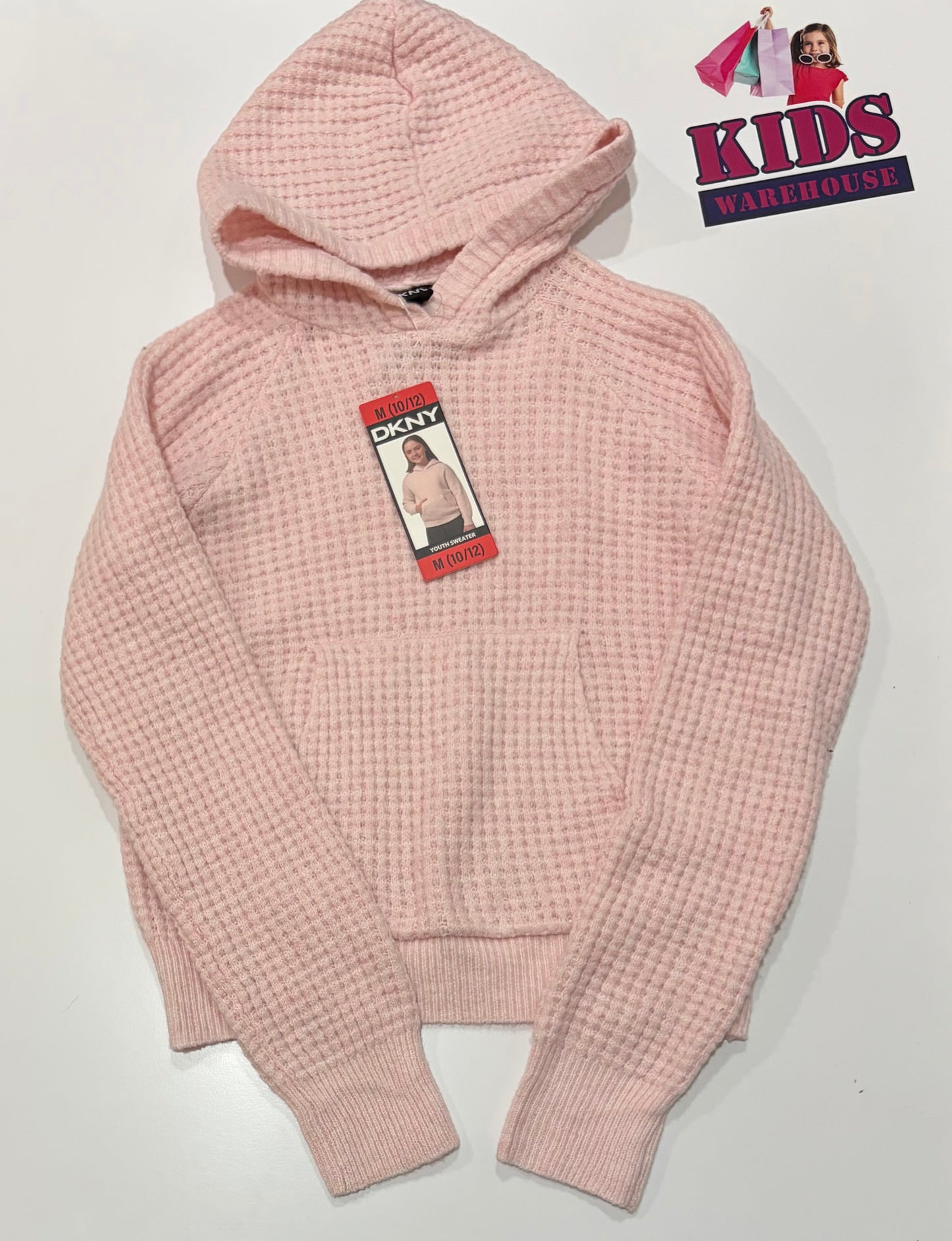 Not Used DKNY Pink Knit Sweater Size 10