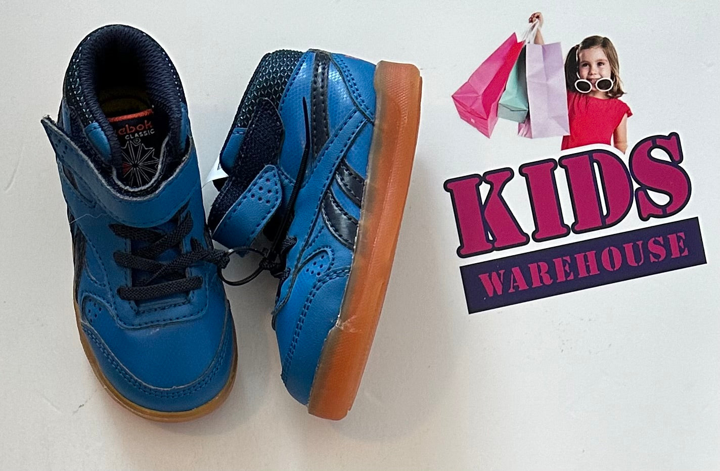 Reebok Classic Blue Light Up Runners Size (Toddler - Main Image