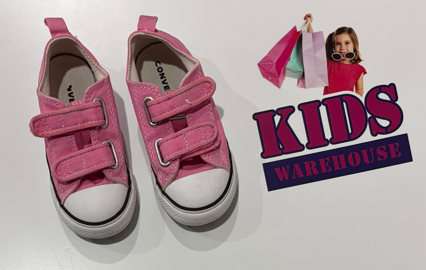 Converse Pink Runners Size 8 (Child)