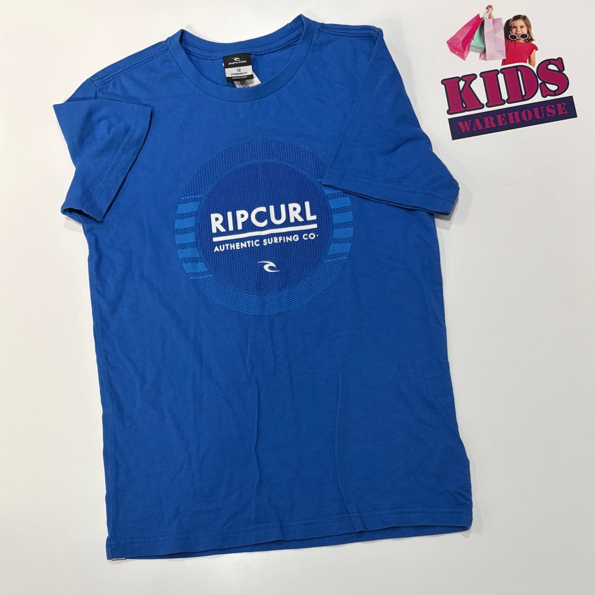 Ripcurl Blue Top Size 12
