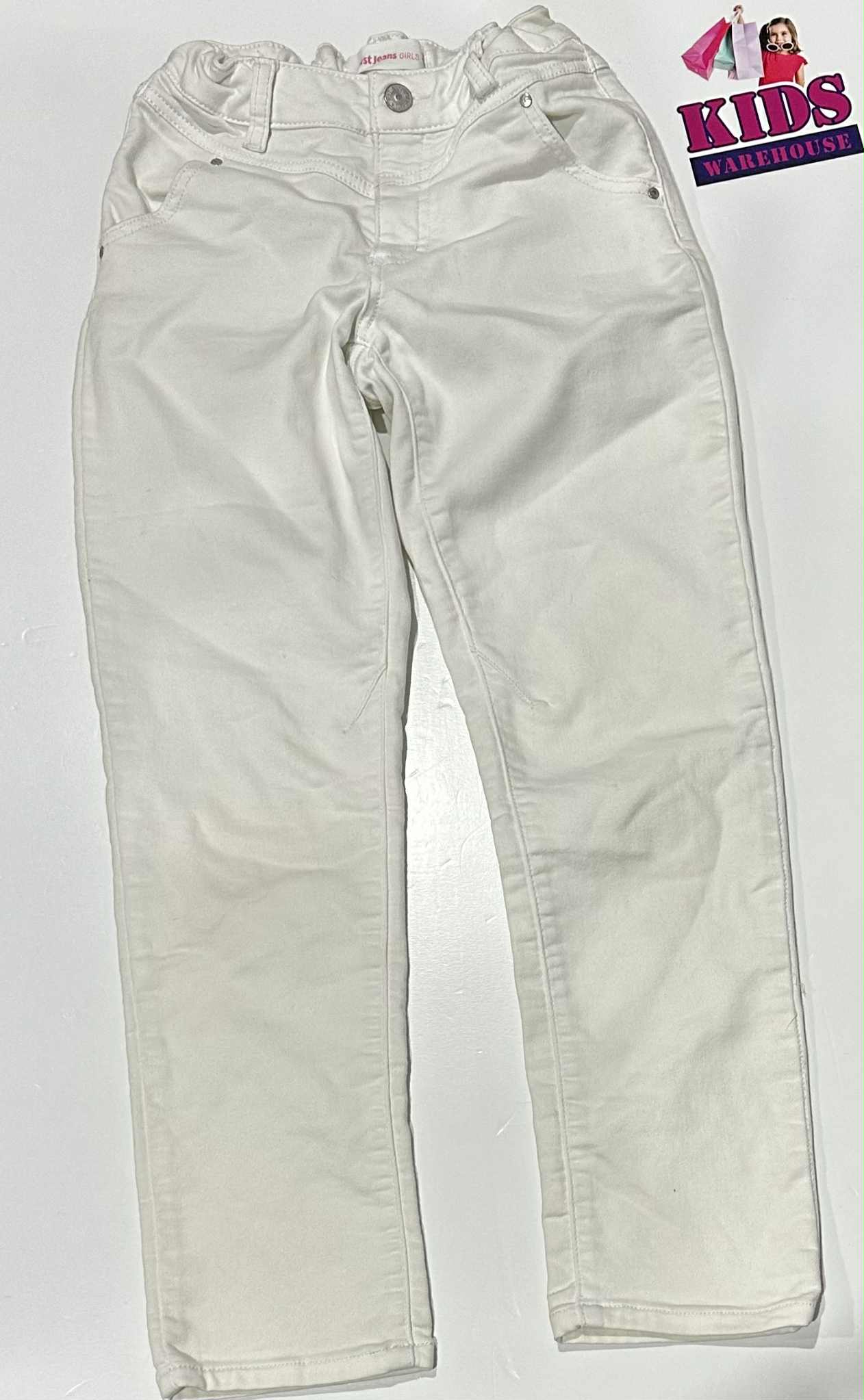 Just Jean White Jean Pants Size Size 10