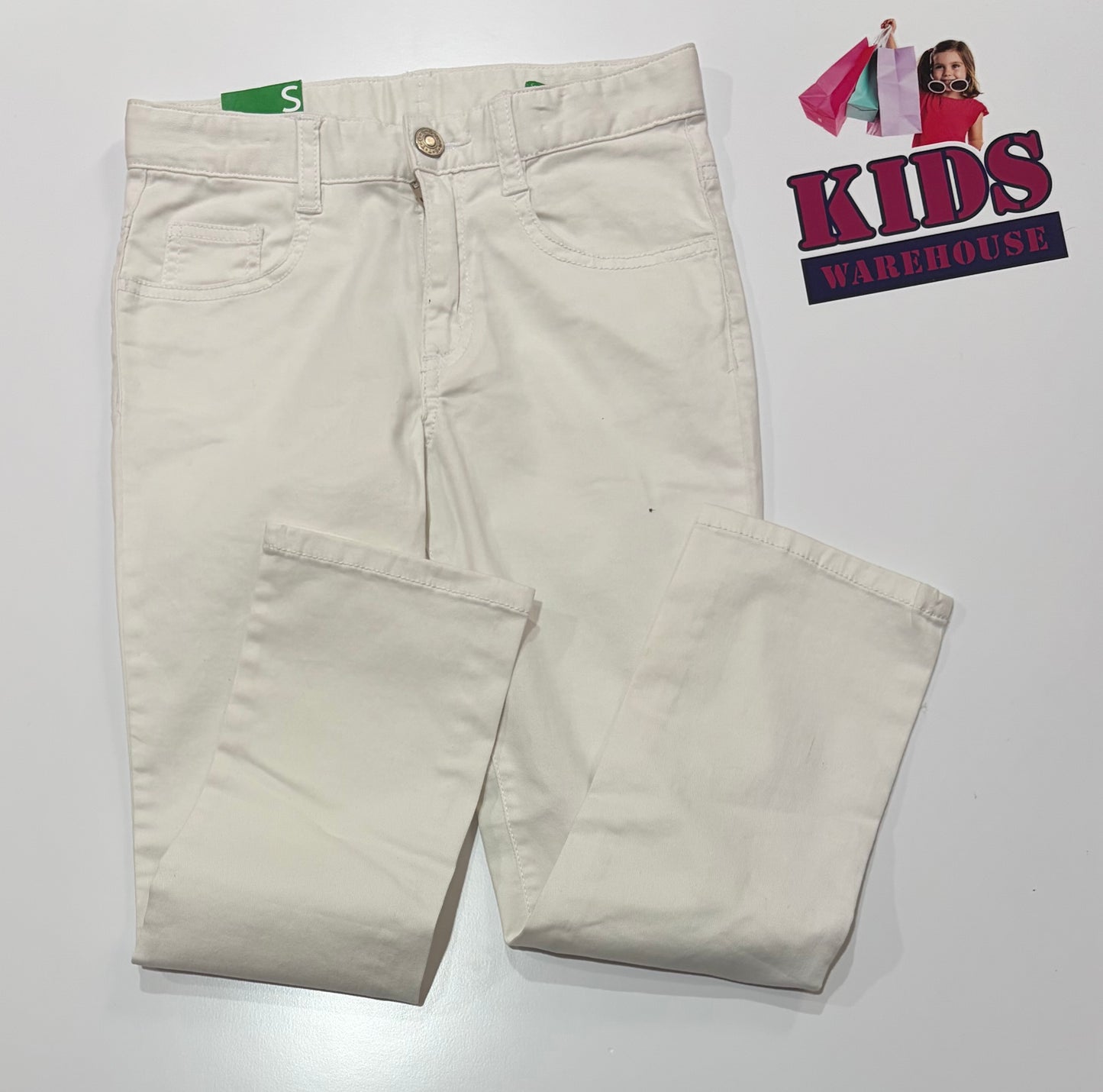Not Used Vesti Sicuro White Denim Jeans Size 6