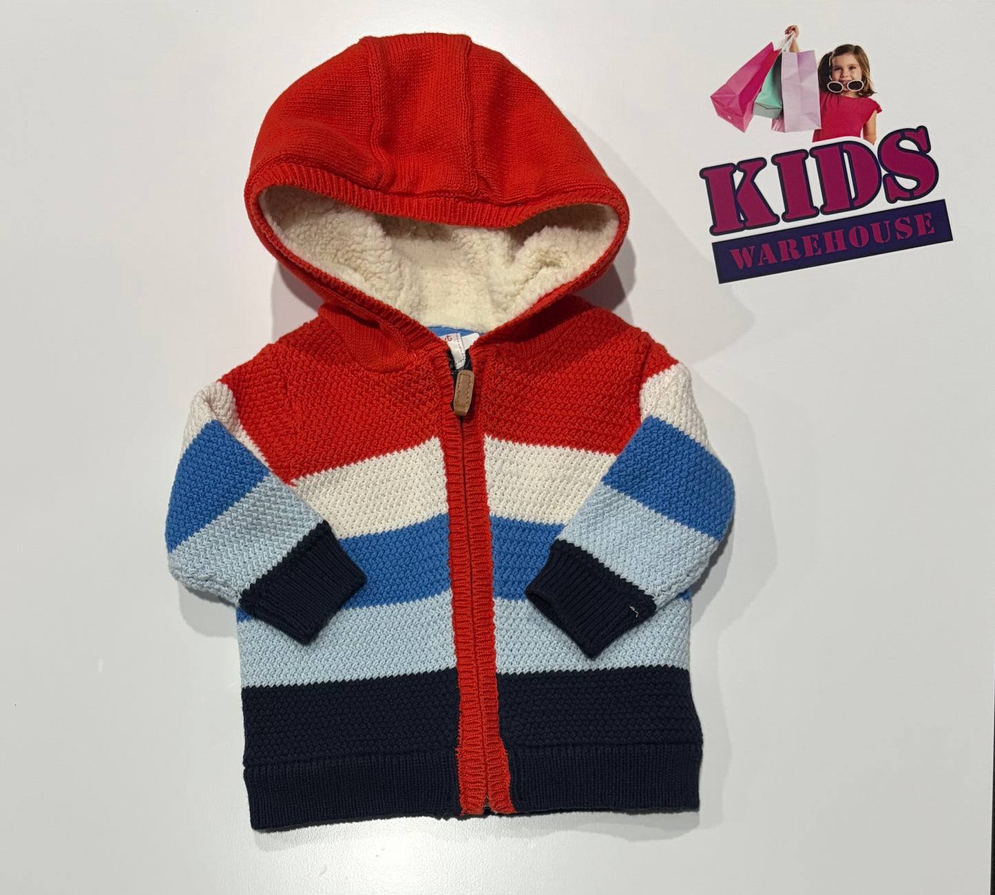 Sprout Red, Blue, White Stripe Knit Jumper Size 000