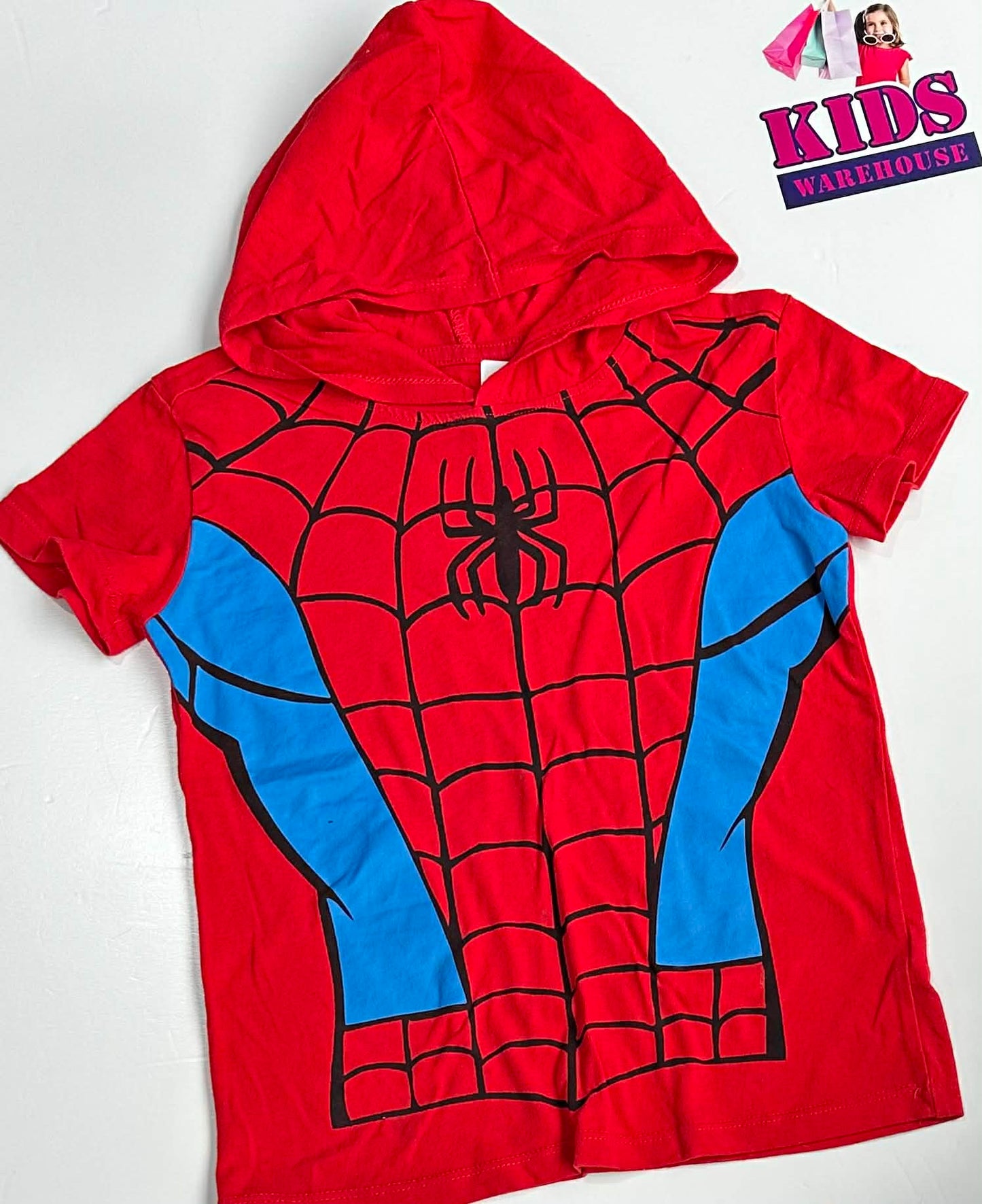 Marvel Red Spiderman Hoodie Size 6