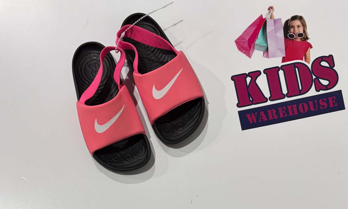 Nike Black, Pink Sandals Size US10/UK9.5 (Child)