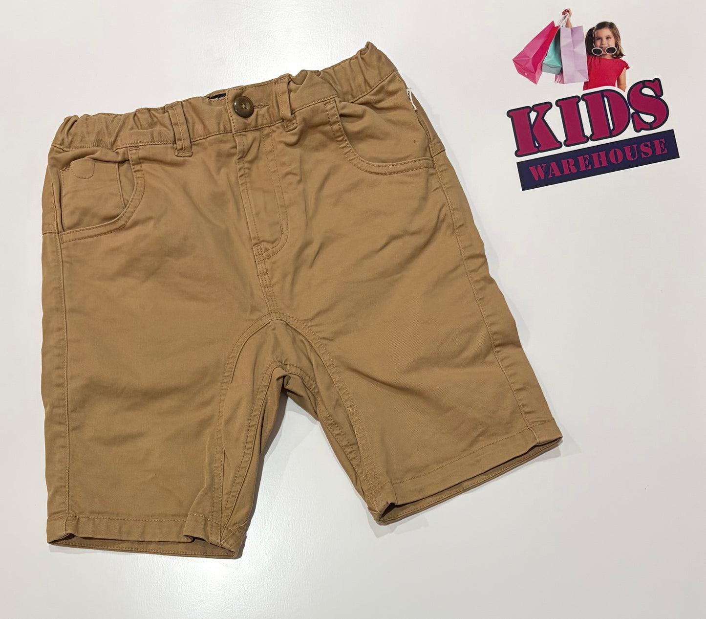 Indie & Co Tan Cargo Shorts Size 8