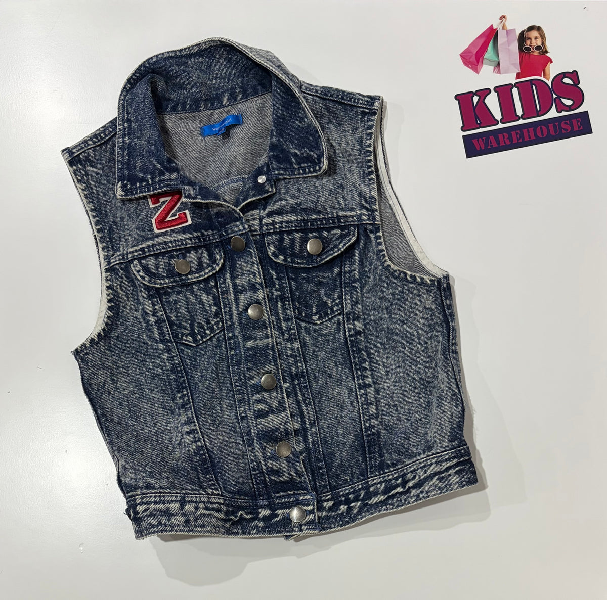 Valley Girl Denim Vest Size 10