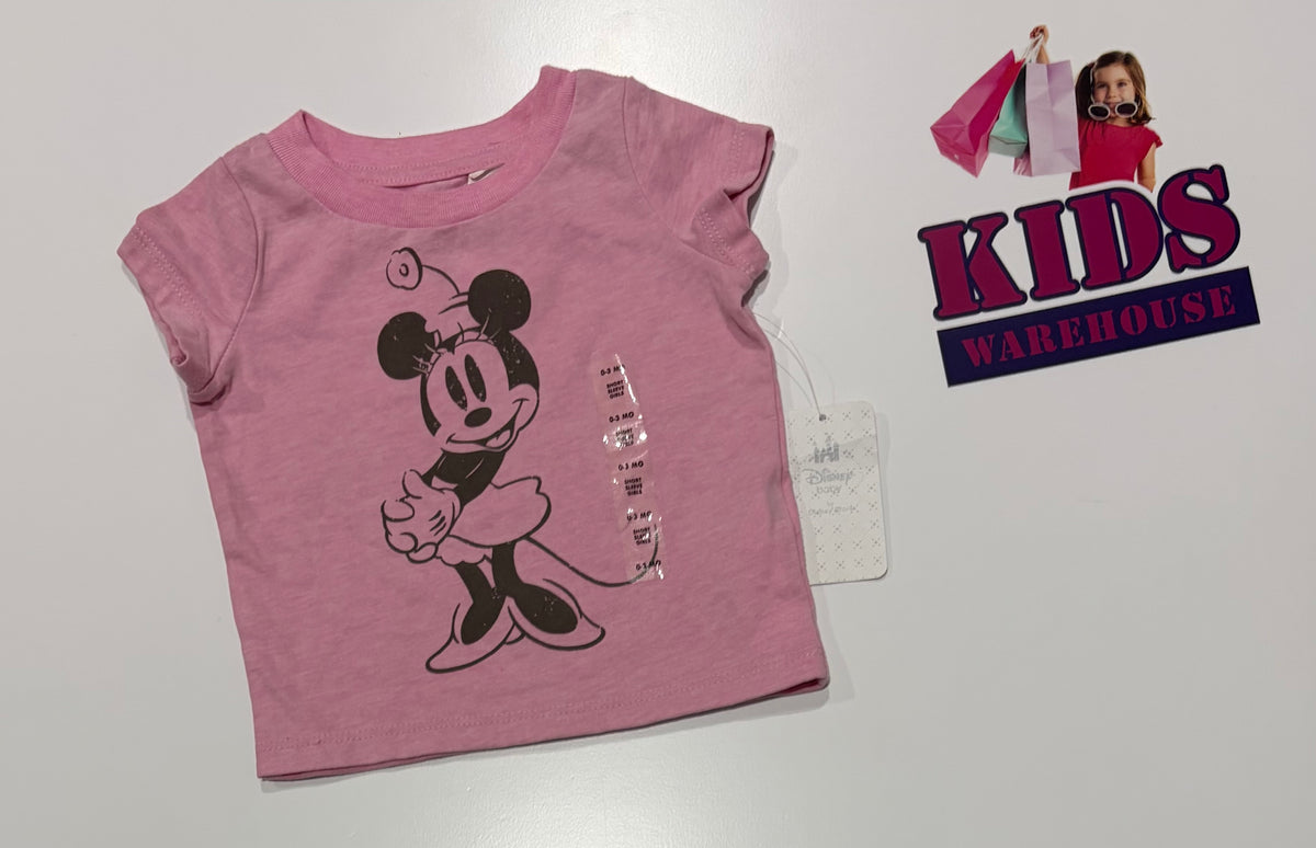 Disney Pink, Minnie Mouse Print Top Size 000