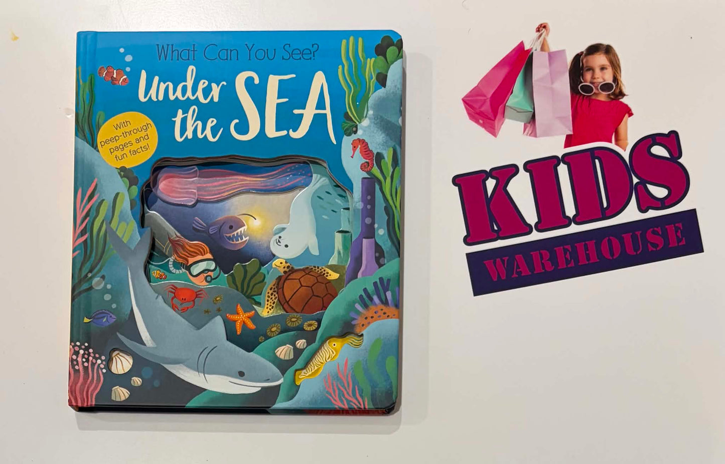 What Can You See Under The Sea? Peep Through Pages (Boardbook) - María Perera
