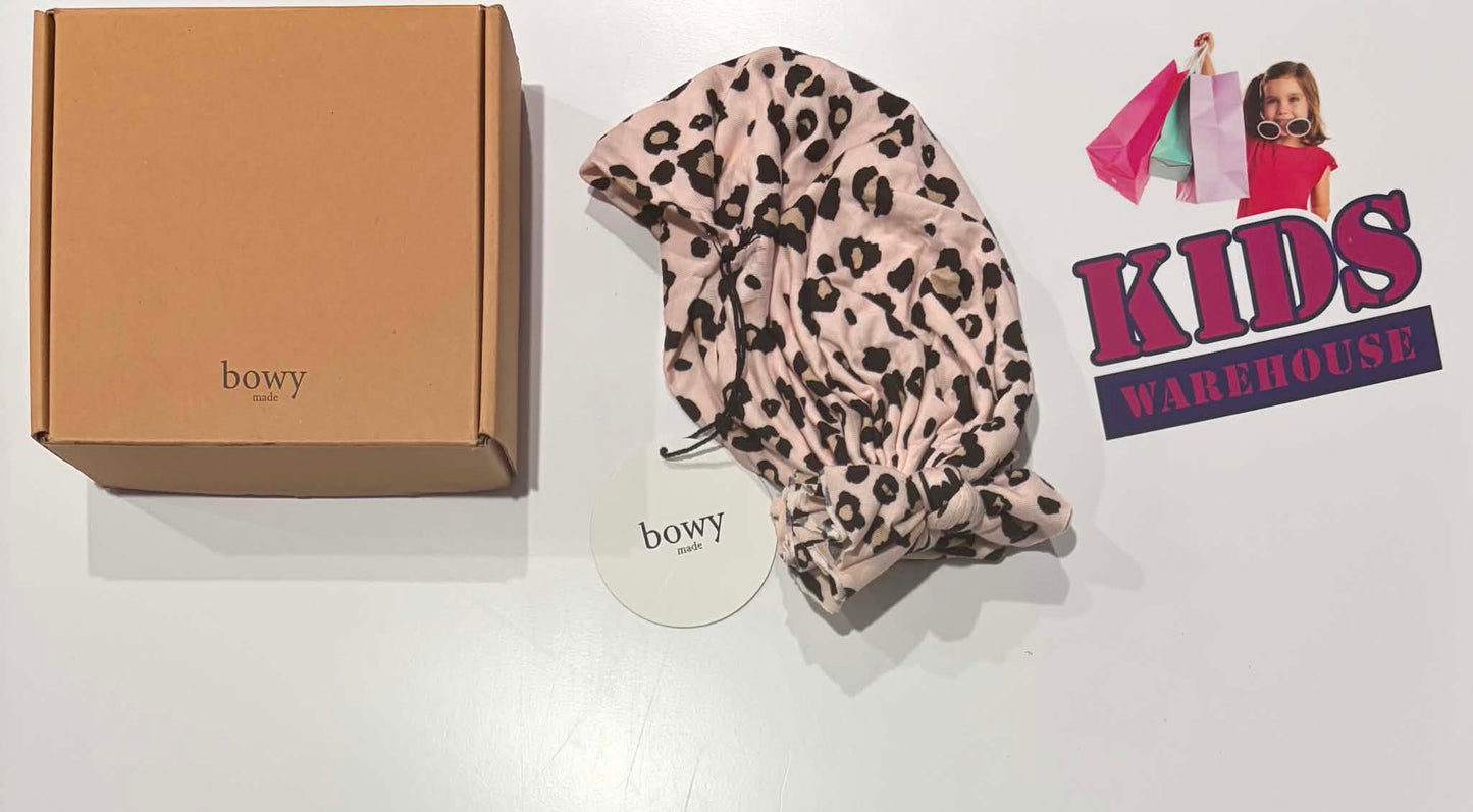 Not Used Bowy Made Pink, Leopard Print Knot Hat (Toddler/Child)
