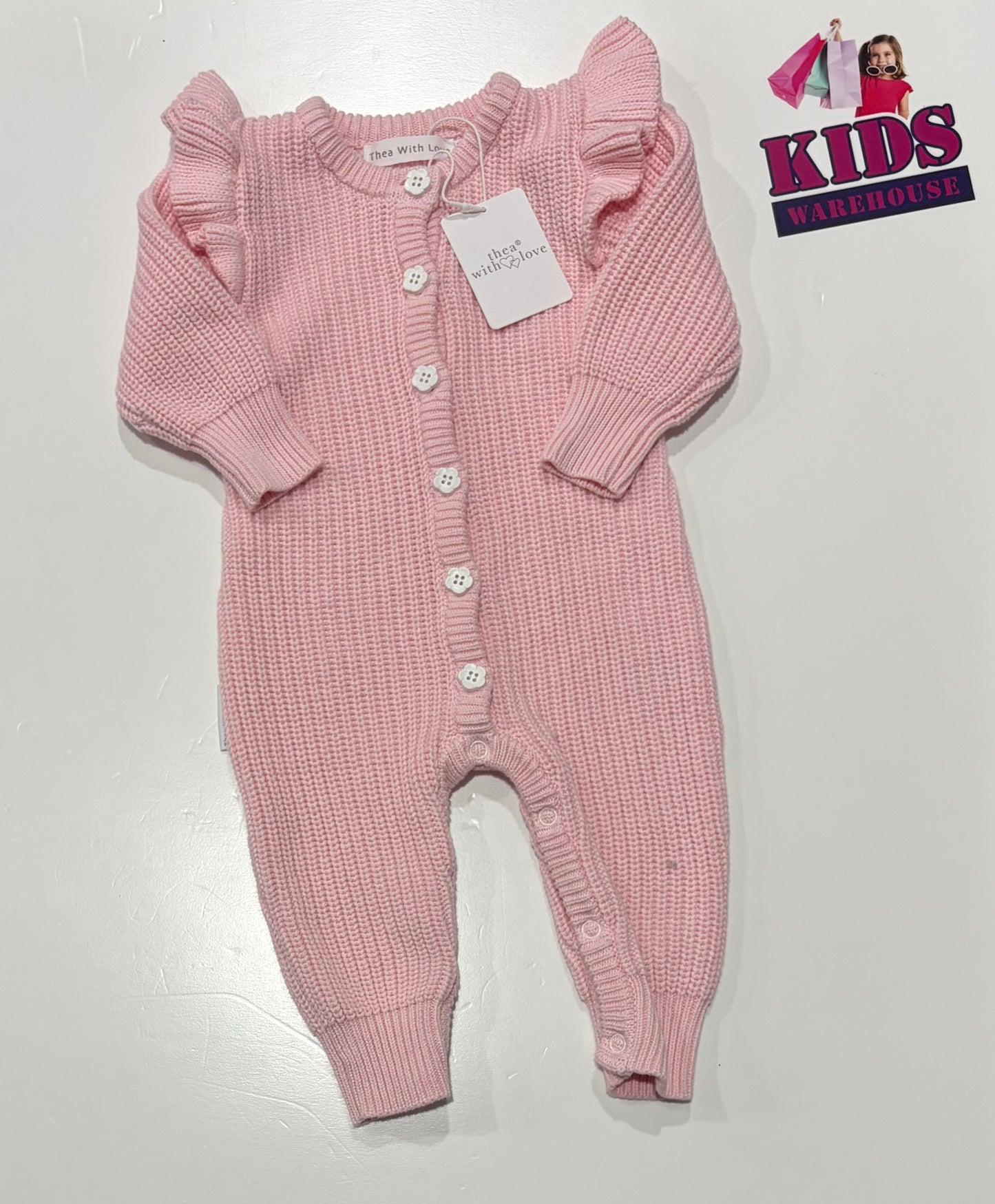 Thea With Love Pink Jumpsuit Size 00