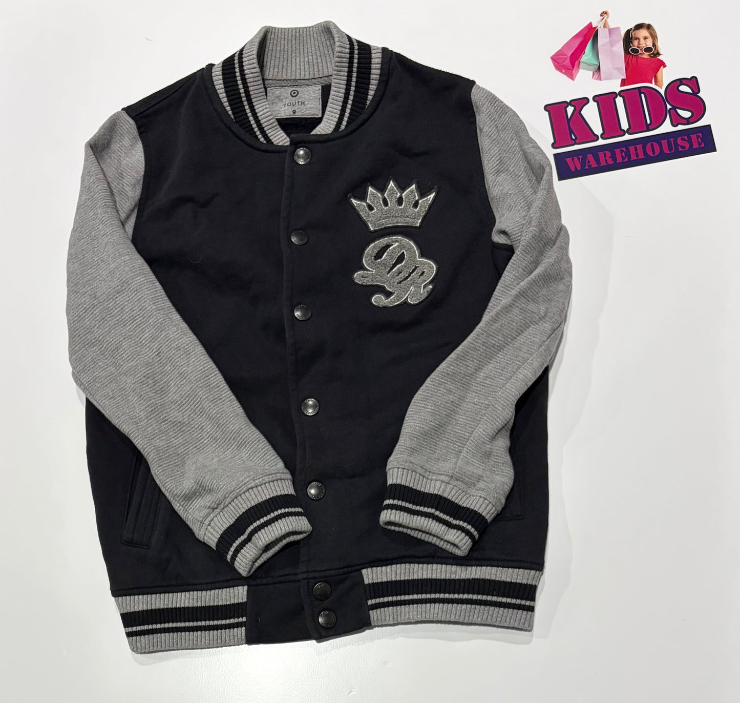 Target Black, Grey Jacket Size 9