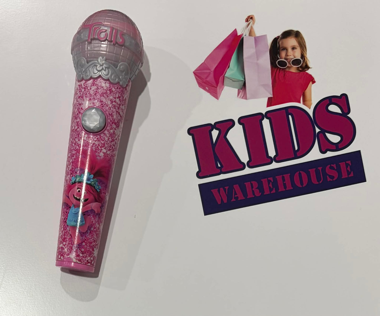 Trolls Pink Microphone Toy (Tested)