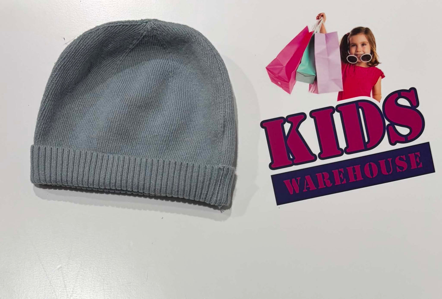 Bonds Grey Beanie Size 1-2 Years (Baby/Toddler)