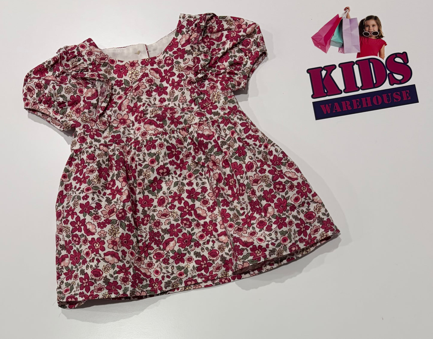 Cupcakes And Cashmere White, Red, Pink Floral Print Dress Size 00