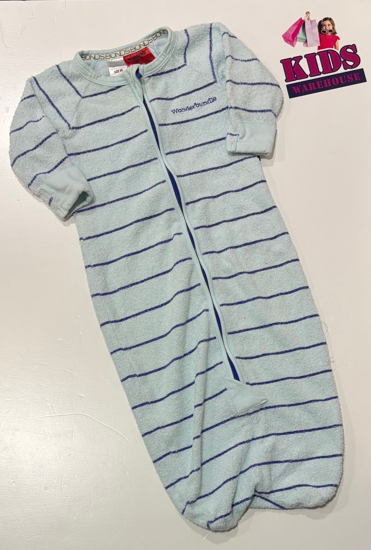 Bonds Wonderbundle Light Blue, Blue Size 00