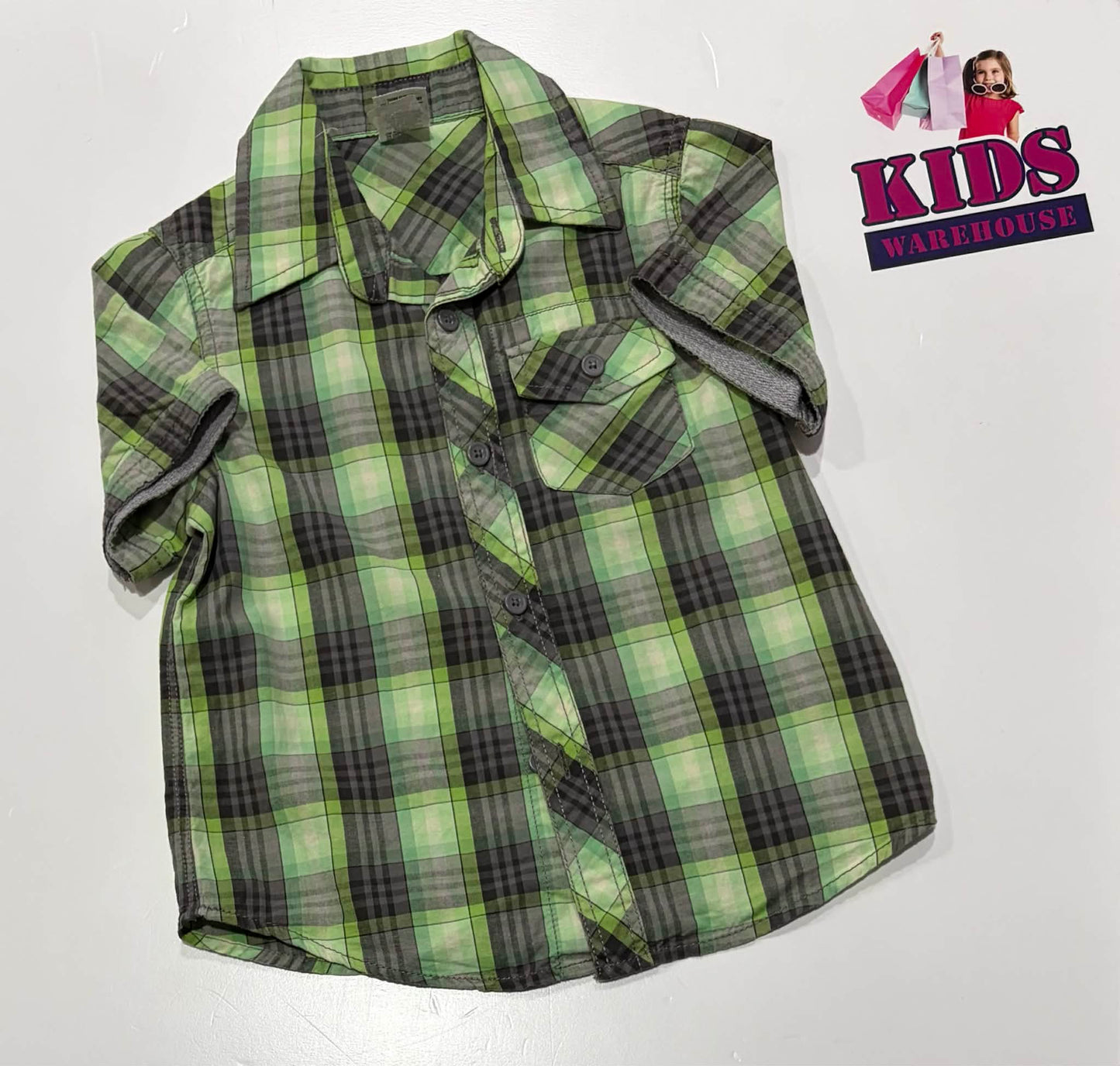Target Green & Black Top Size 3