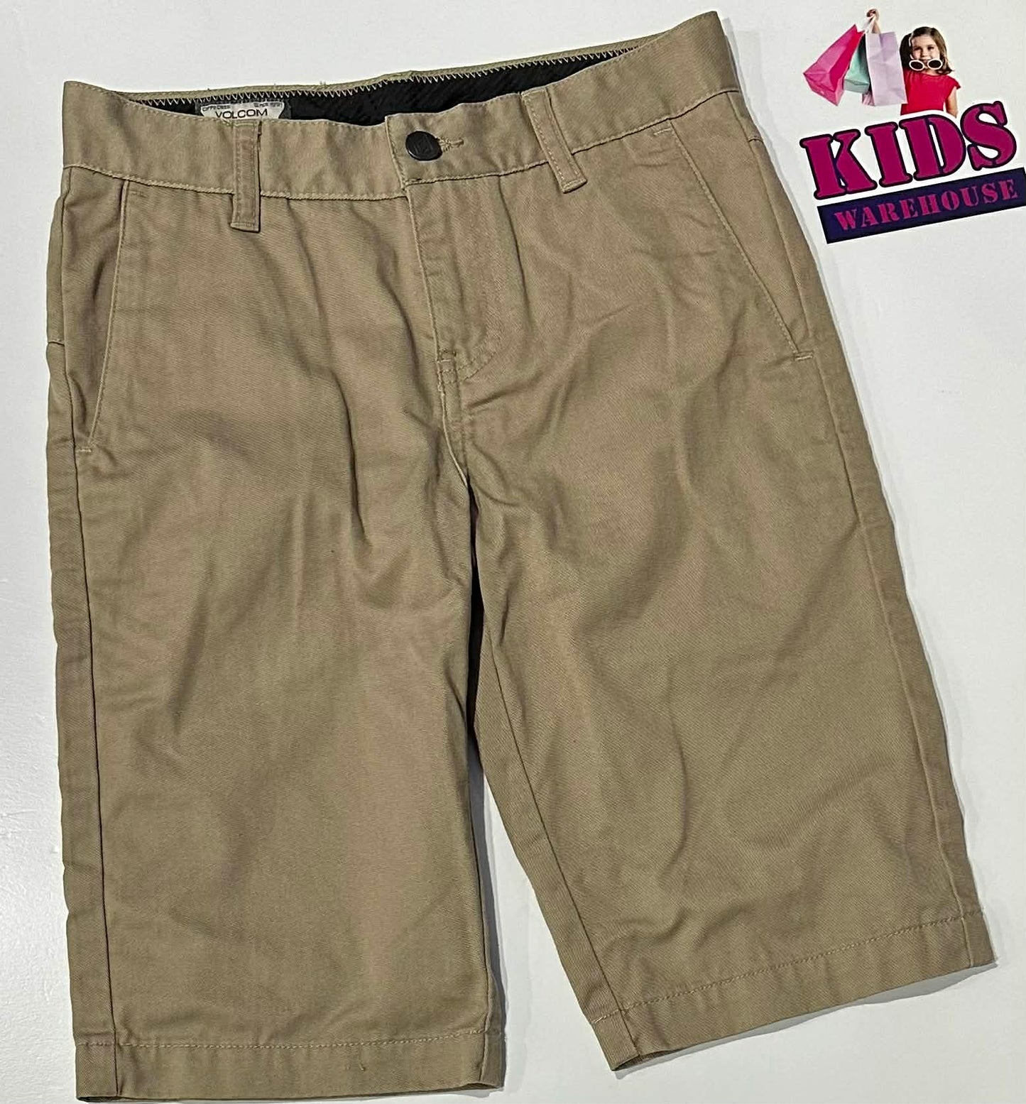 Volcom Brown Jean Shorts Size 10