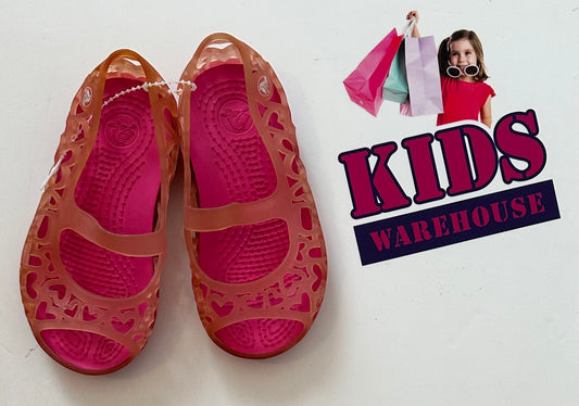 Crocs Pink Jellie Shoes Size 6/7 (Child)