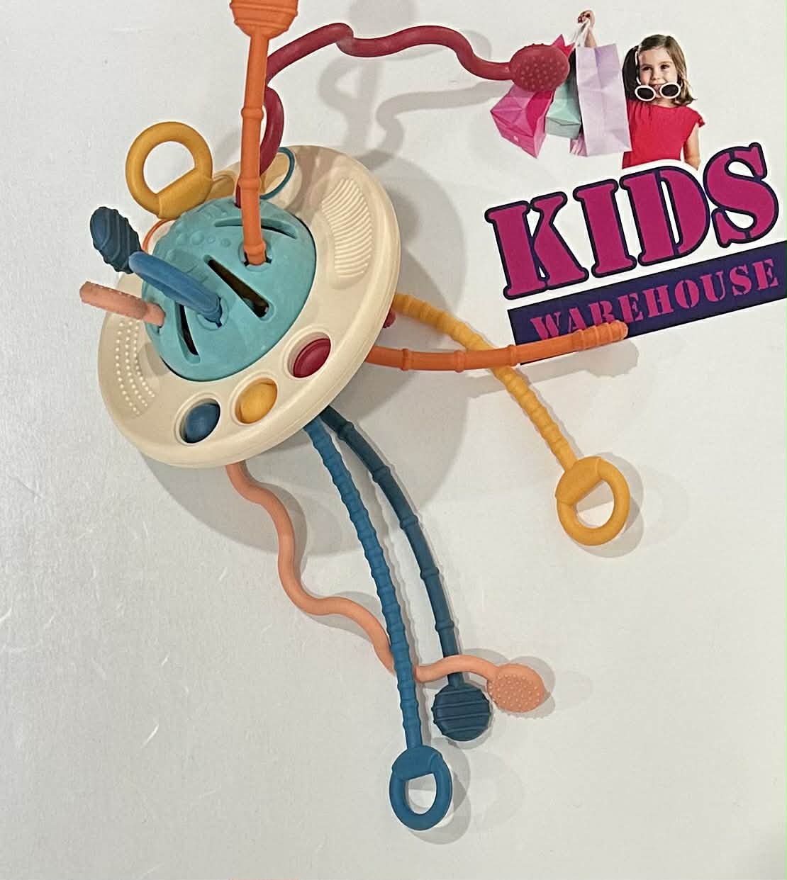 Silicone Pull Strings Activity Senory Toy