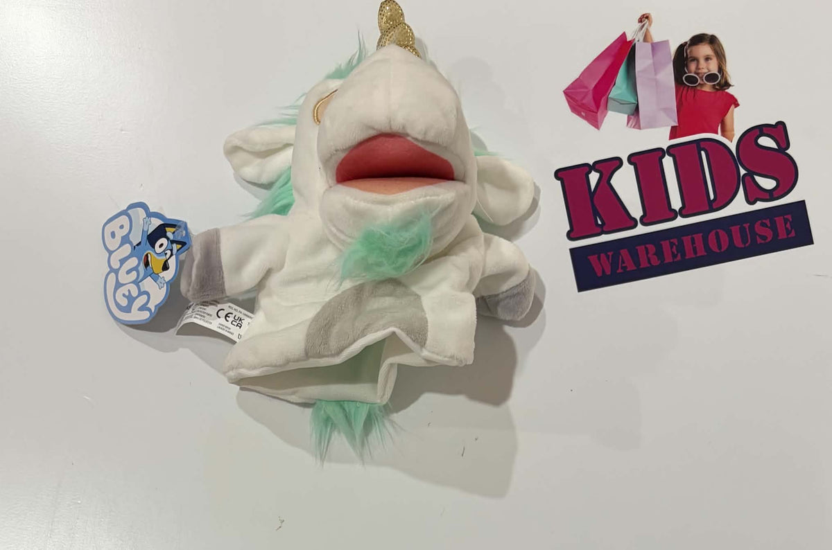 Not Used Bluey Unicorn Hand Puppet Toy