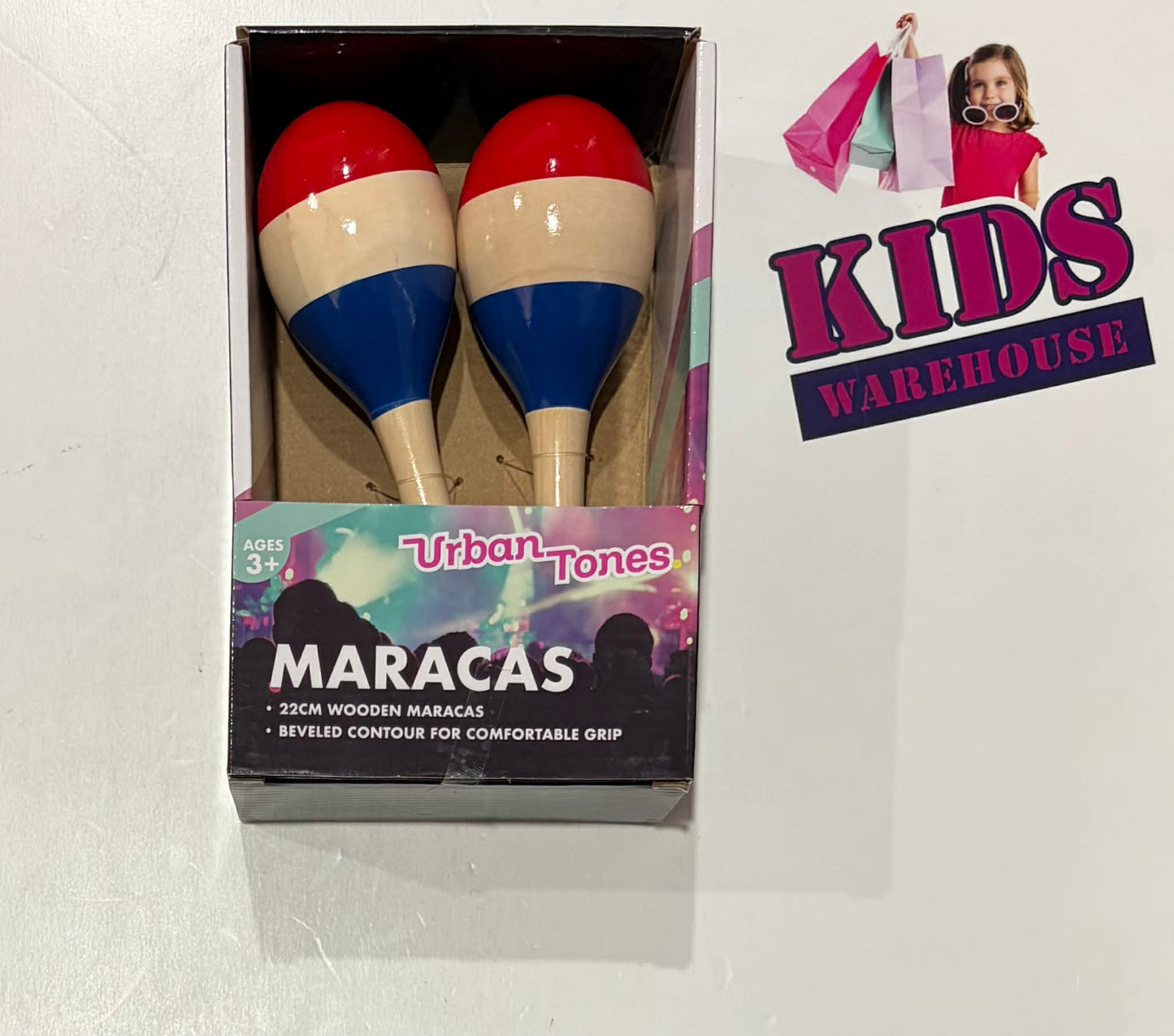 Not Used Urban Tones Wooden Maracas