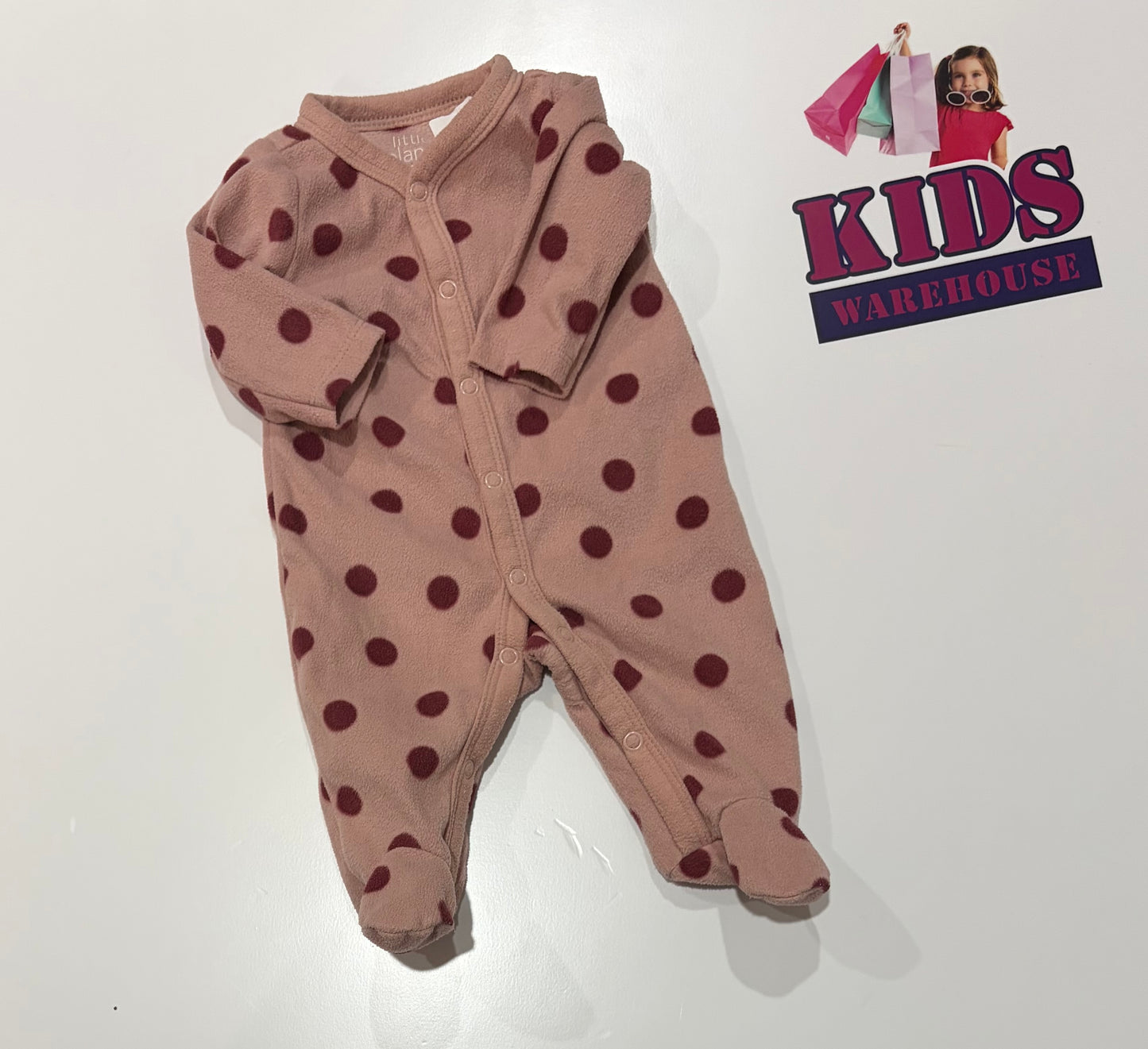 Little Planet Pink, Polka Dot Print Jumpsuit Size 0000