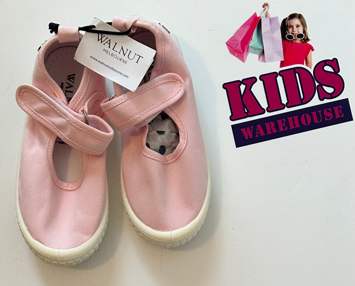 New Walnut Pink Shoes Size US11.5/UK10.5 (Child)