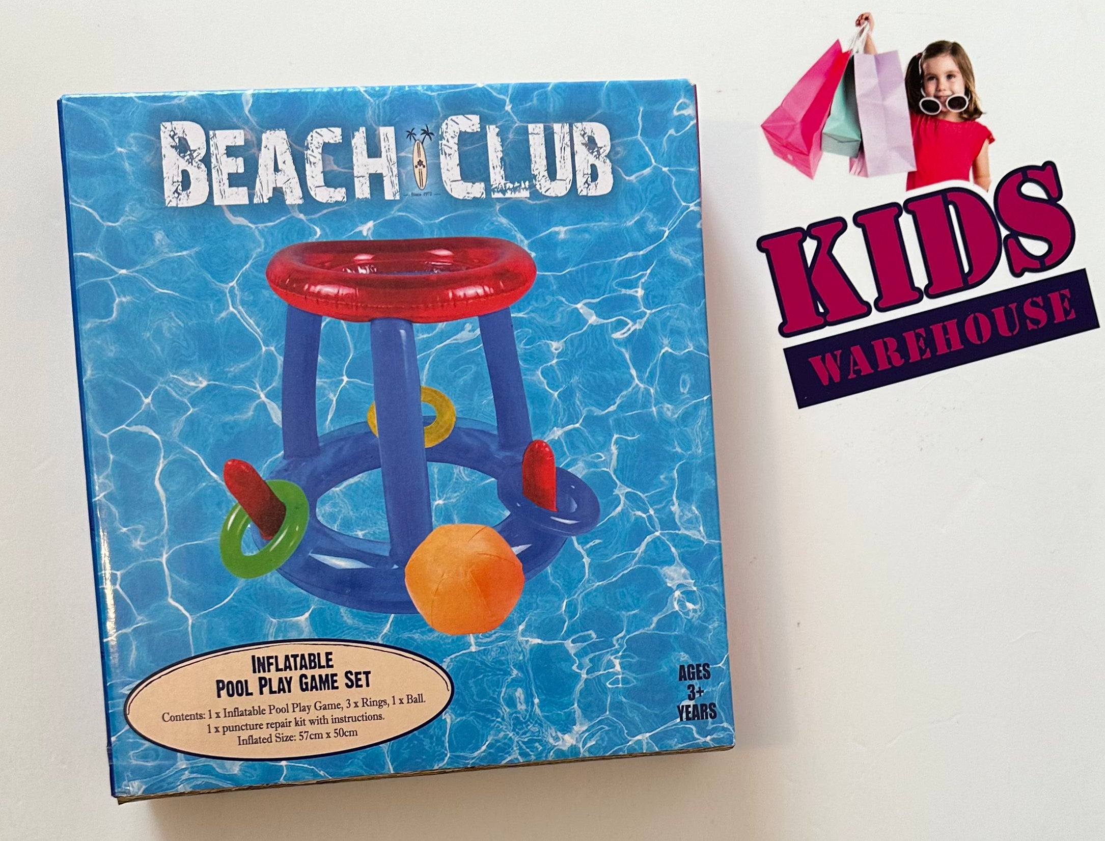 New Beach Club Inflatable Pool Play Game Set – Kids Warehouse AU