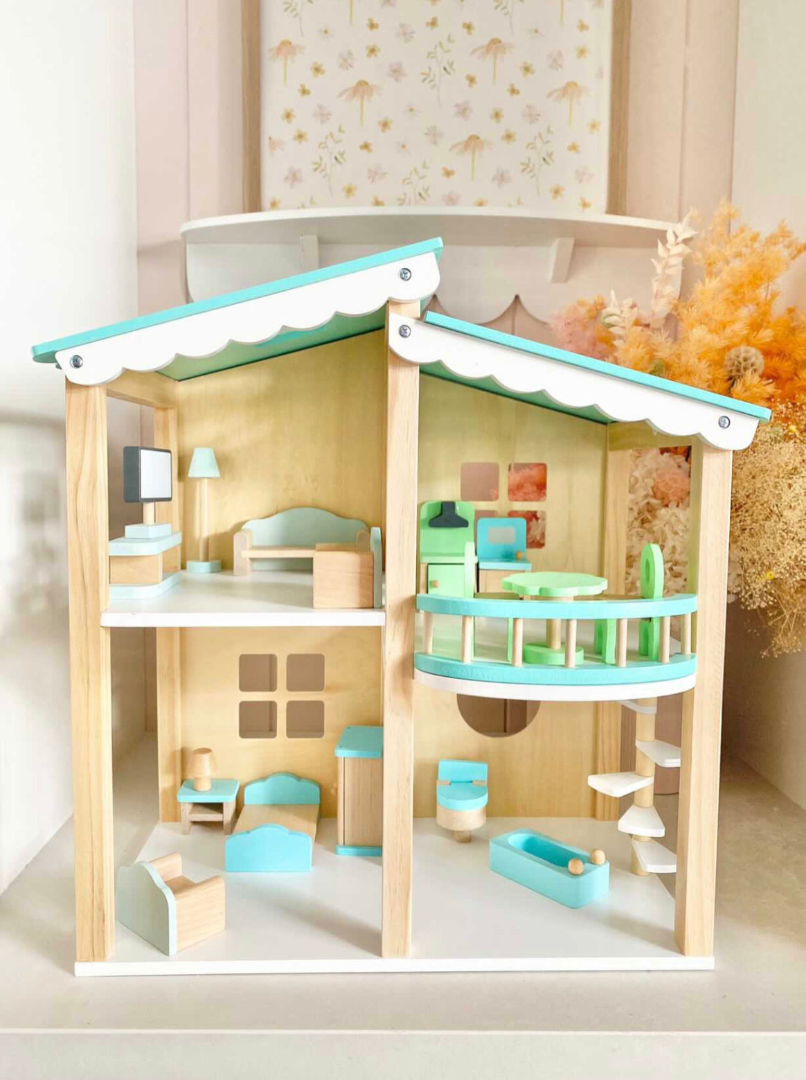 New Wooden May Doll House (House & Accessories)