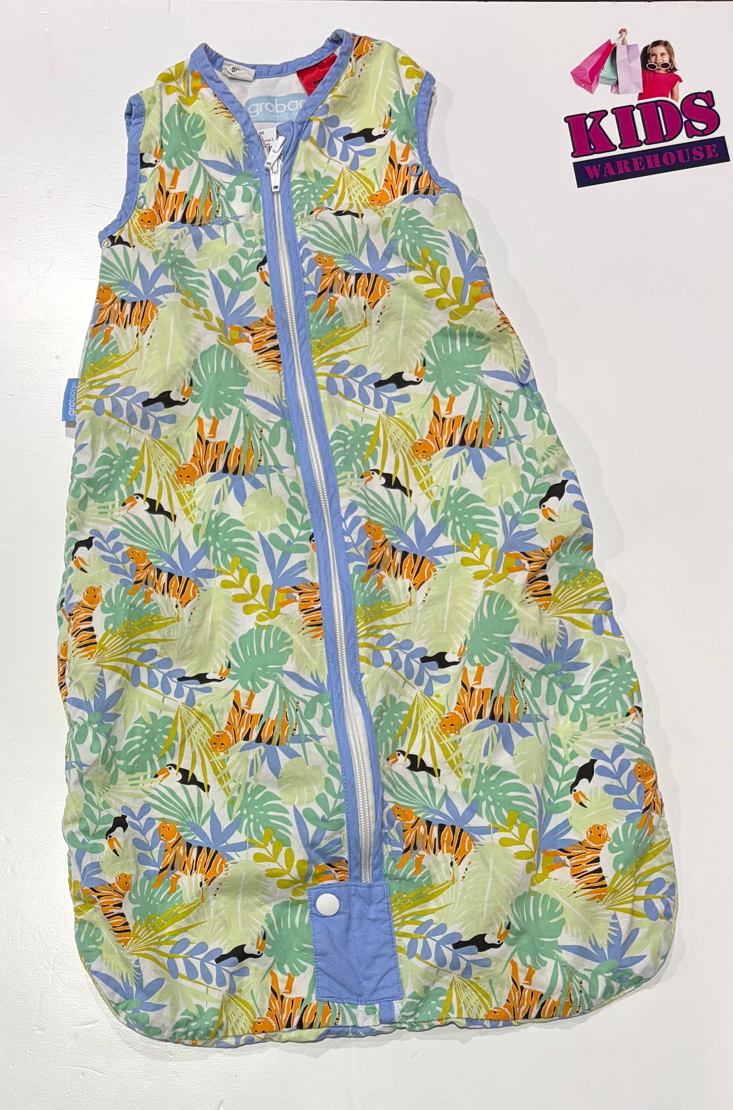 Grobag The Original Tiger Jungle Print Size 000-00 (0-6 Months) TOG 0.5