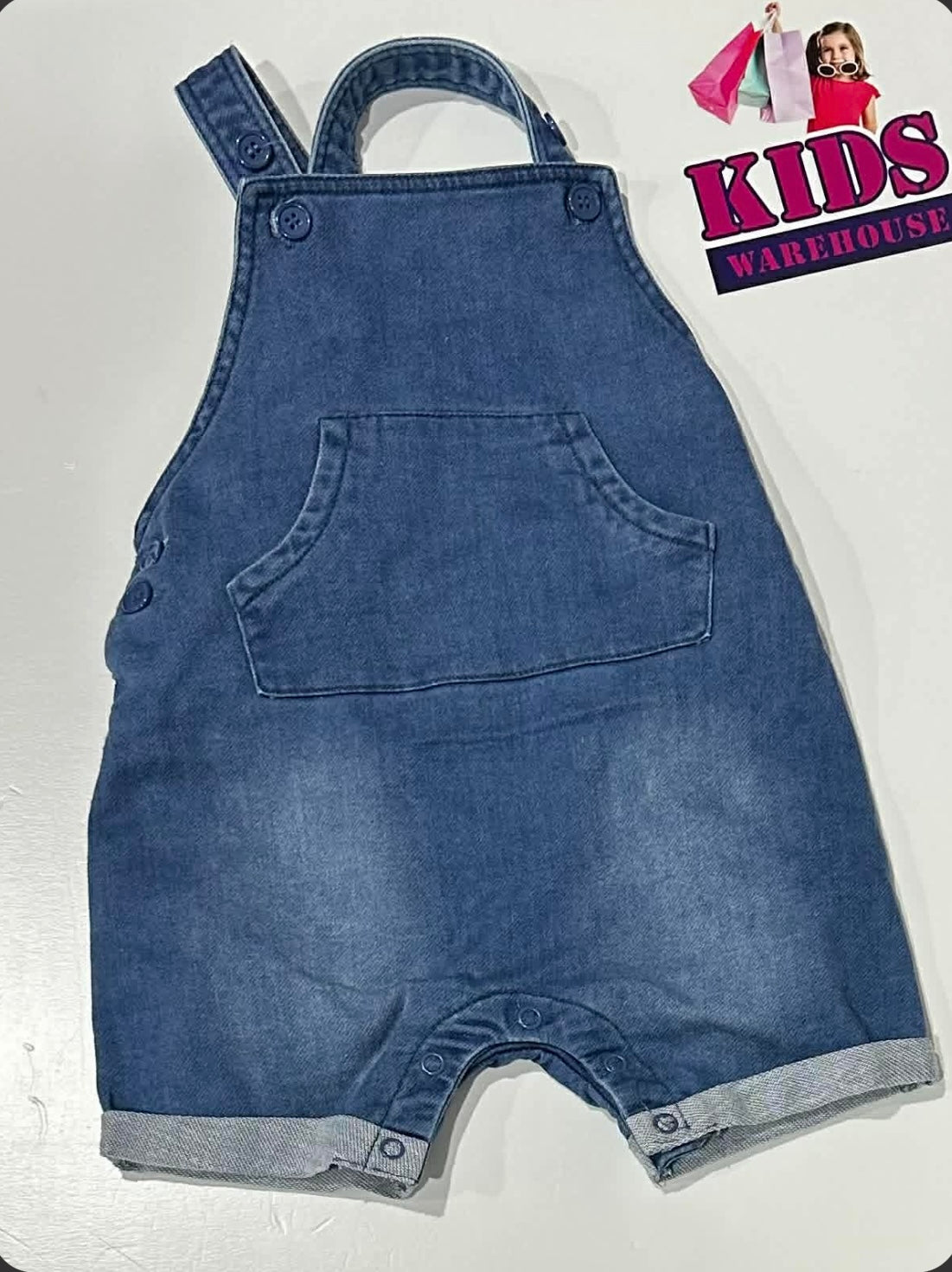 Teeny Weeny Blue Denim Overalls Size 0