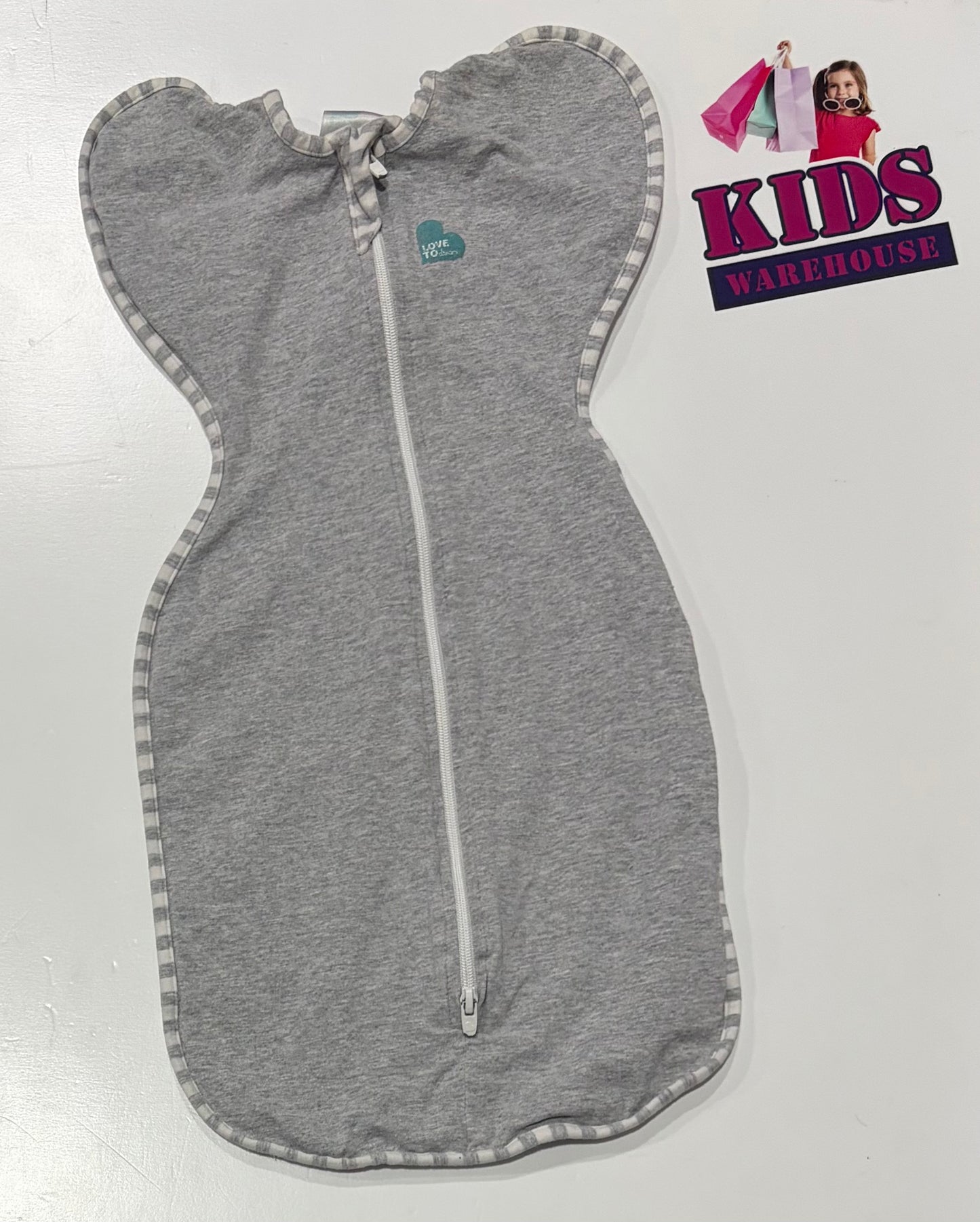 Love To Dream Swaddle Up Original Grey Size Newborn (2.2-3.8kg) TOG 1