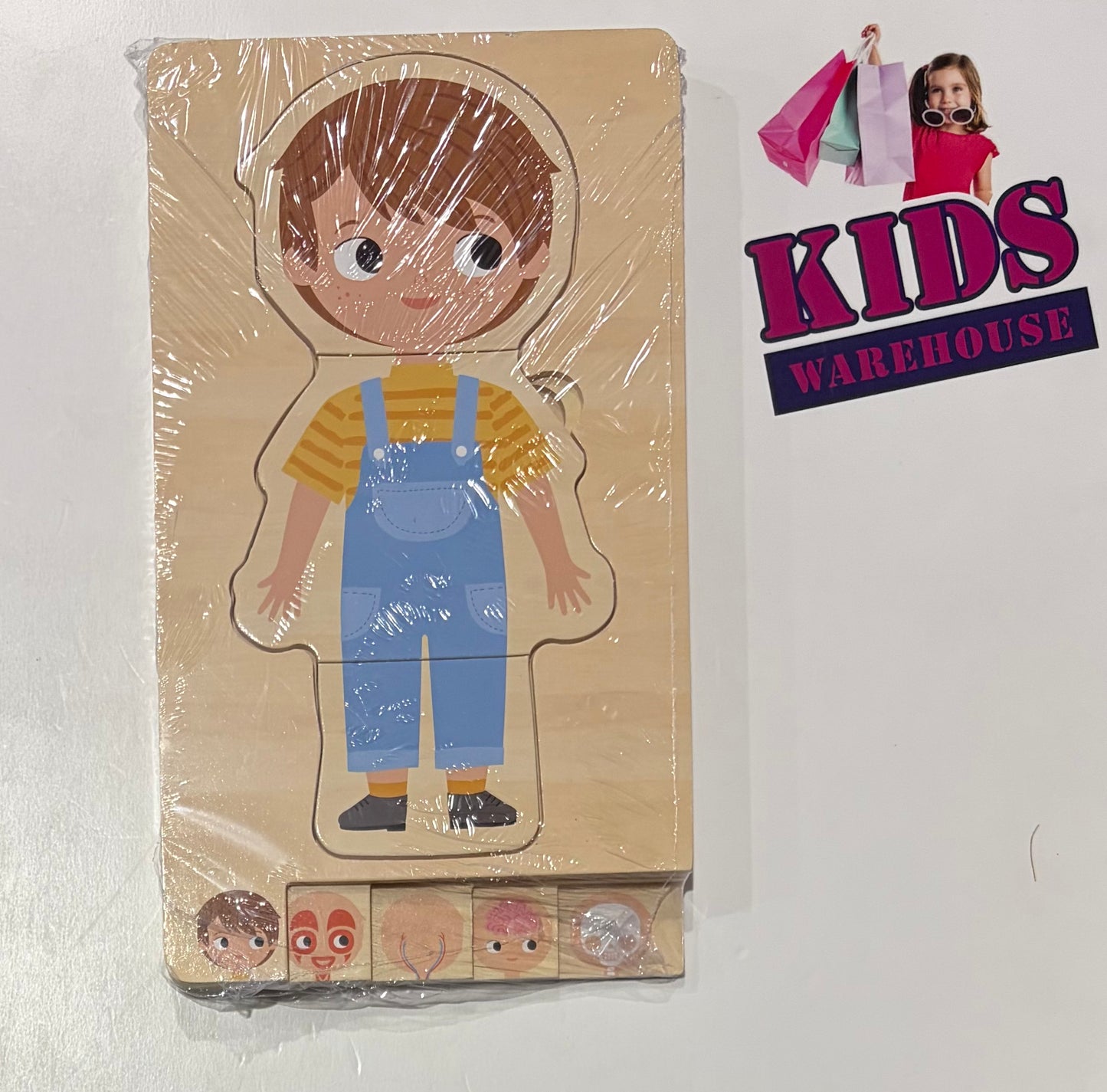 Wooden Play Human Body Layers Puzzle